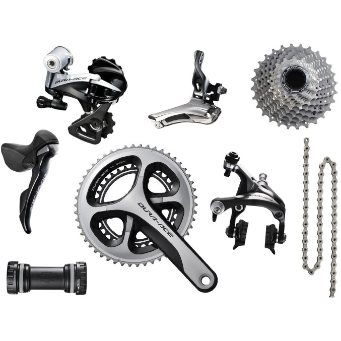 dura ace mechanical hydraulic groupset