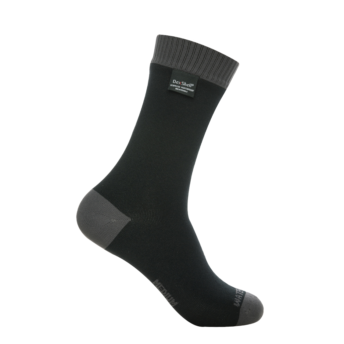 Dexshell Waterproof Coolvent Lite Cycling Sock – Grey / Small | Meejo