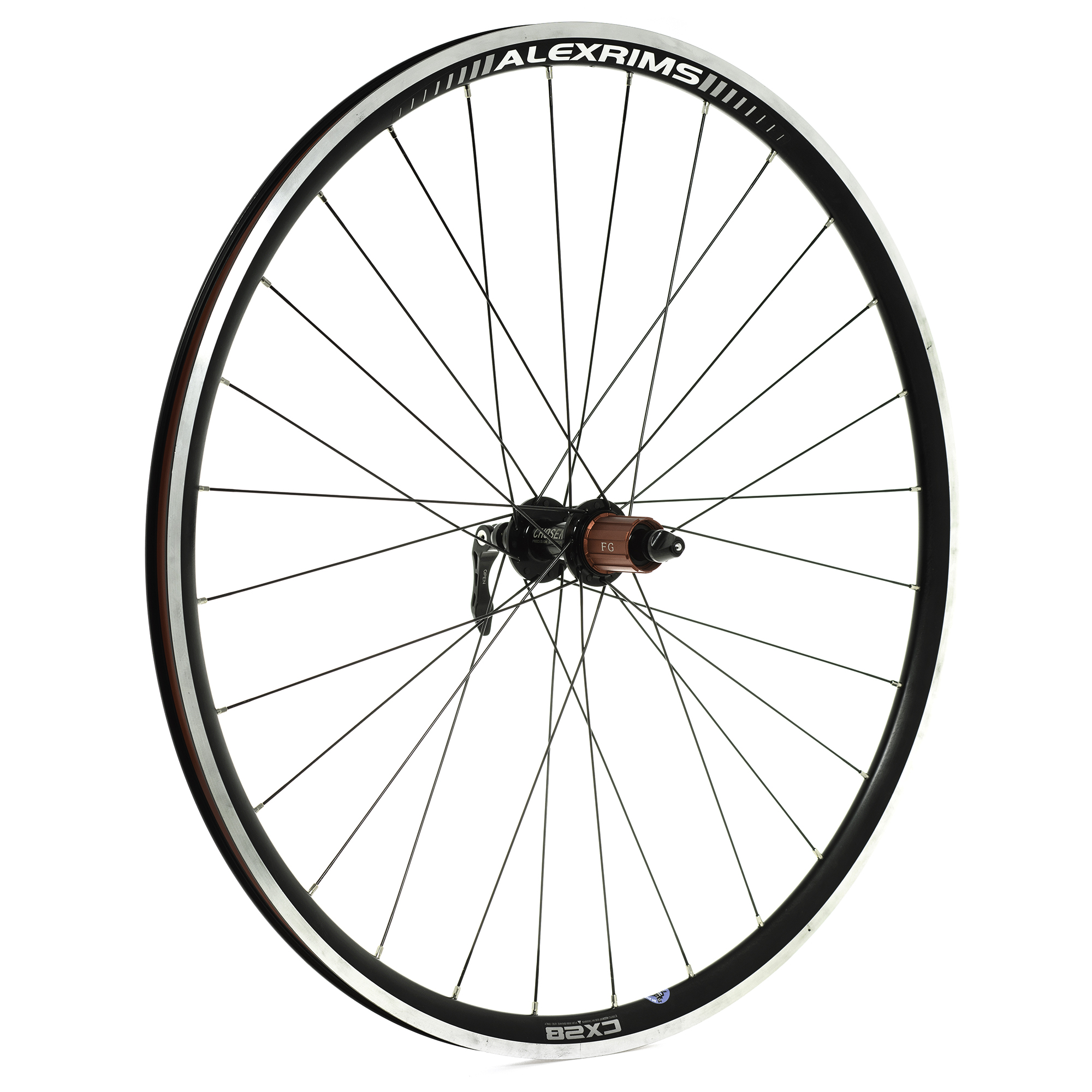 alex rims 700c rear wheel