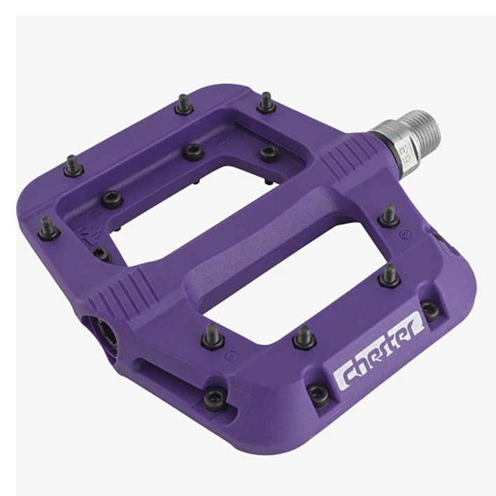 magenta bike pedals