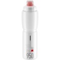 Merlin Cycles Elite Jet Bottle - 950ml - Transparent / Red / 950ml | FREE delivery over £60 & Easy Returns