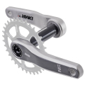 Merlin Cycles DMR Axe Cranks Armset - Polished Silver / 175mm / M30 Axle | FREE delivery over £60 & Easy Returns