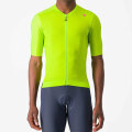 Merlin Cycles Castelli Espresso Short Sleeve Cycling Jersey - SS24 - Electric Lime / Deep Green / Small | FREE delivery over £60 & Easy Returns