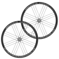 Merlin Cycles Campagnolo Bora One 35 Dark Carbon Tubular Disc Road Wheelset - Dark Label / 12mm Front - 142x12mm Rear / Campagnolo / Centerlock / Pair / 11-12 Speed / Tubular / 700c