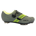 Merlin Cycles Sidi Aertis MTB Shoes - Military Green / Yellow / EU42 | FREE delivery over £60 & Easy Returns