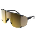 Merlin Cycles POC Devour Sunglasses - Uranium Black / Clarity Road/Partly Sunny Gold | FREE delivery over £60 & Easy Returns