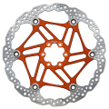 Merlin Cycles Hope Floating Rotor - Orange / 203mm / 6 Bolt | FREE delivery over £60 & Easy Returns