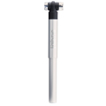 Merlin Cycles Fabric Microbar Dual Valve Mini Pump - Gunmetal / Presta & Schrader | FREE delivery over £60 & Easy Returns