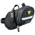 Merlin Cycles Topeak Aero Wedge Bag - Black / Grey / Micro - Straps | FREE delivery over £60 & Easy Returns