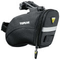 Merlin Cycles Topeak Aero Wedge Bag - Black / Grey / Small - Quickclip | FREE delivery over £60 & Easy Returns