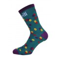 Merlin Cycles Cinelli Cycling Socks - Caleido Dots Blue / XSmall / Small | FREE delivery over £60 & Easy Returns