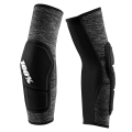 Merlin Cycles 100% Ridecamp Elbow Guards - Grey Heather / Black / XLarge | FREE delivery over £60 & Easy Returns