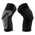 Merlin Cycles 100% Ridecamp Knee Guards - Black / Grey / Medium | FREE delivery over £60 & Easy Returns