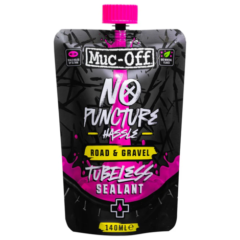 Muc-Off No Puncture Hassle Road & Gravel Tubeless Sealant - 140ml