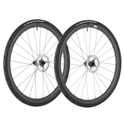 Reserve 34|37 DT Swiss 370 Carbon Road Wheelset With Tyres And Rotors - 700c