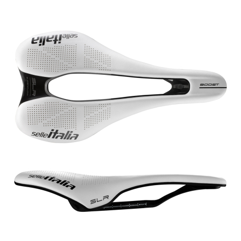 Selle Italia SLR Boost Kit Carbonio Superflow White Edition Road Saddle