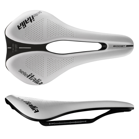 Selle Italia Novus Evo Boost Kit Carbonio Superflow White Edition Road Saddle