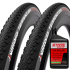 Vittoria Terreno Dry G2.0 Tubeless Gravel Tyres With Stans Tubeless Sealant - Pair