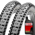 Maxxis High Roller II 3C MaxxTerra Exo TR Folding MTB Tyres With Stans Tubeless Sealant - Pair