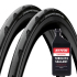 Continental GP5000 AS TR Black Folding Road Tyres With Stans 500ml Tubeless Sealant - Pair