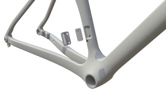 Removable front derailleur clamp