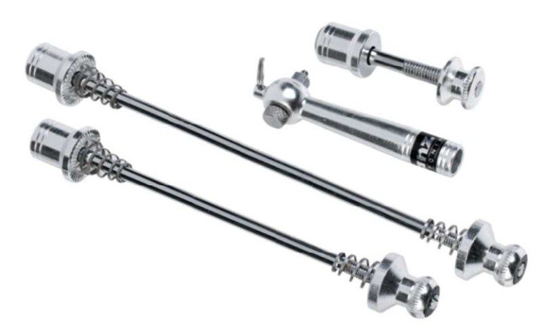 replace quick release skewer with bolts