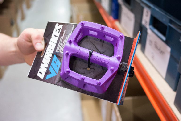 purple dmr pedals