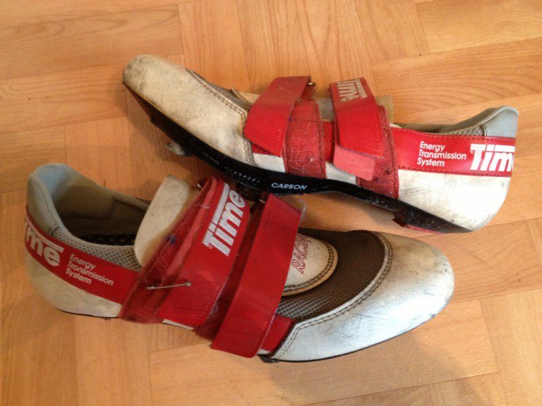 My old cycling clutter: SiDi and TIME 