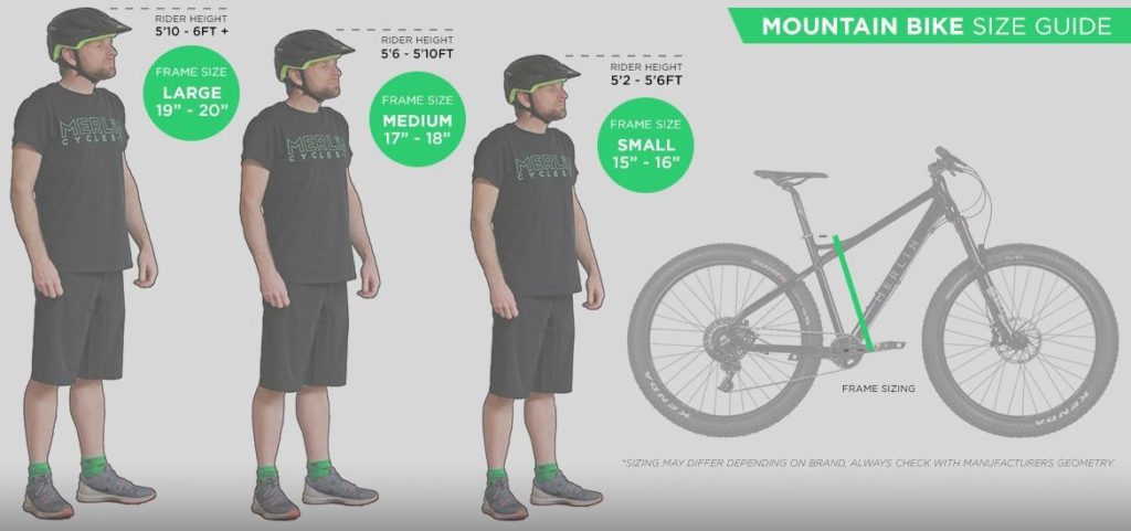 Our Ultimate Mountain Bike Size Guide - Pic 1 1024x481